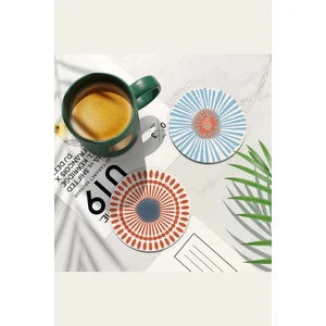 Valerine Life Yıkanabilir Kaymaz Ofis Çay ve Kahve Fincan Bardak Altlığı 10X10CM 6 Adet Model NO.502