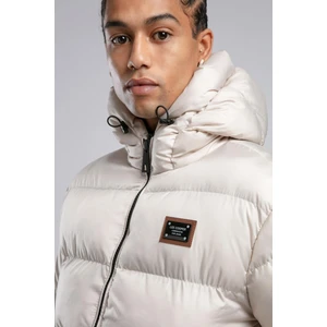 Lee Cooper Monce Erkek Kapüşonlu Mont Bej