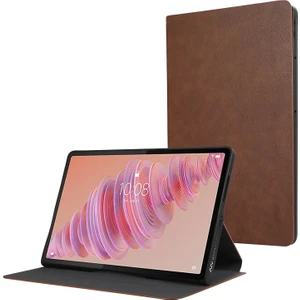 Lenovo Tab Plus 11.5 Kahverengi Için Pu Tablet Kılıfı (Yurt Dışından)