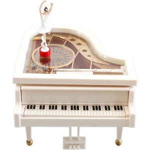 Piyano Tasarımlı Balerin Müzik Kutusu