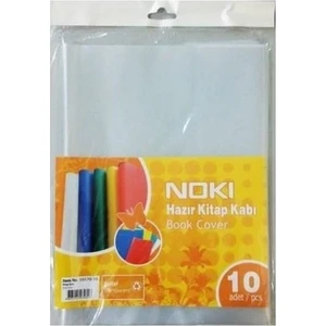Hazır Yapışkanlı Kitap Kabı Şeffaf 10 Lu