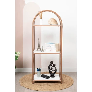 Fec Reklam Demeter Dekoratif Raf Mobilya Kitaplık Dekoratif Metal Mobilya 3 Raflı Kitaplık