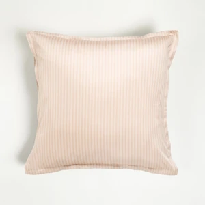 Zsa Zsa Zsu Solıd Cotton Cotton %100 Pamuk Saten Yastık Kılıfı 60X60 + 2 cm Kum Rengi