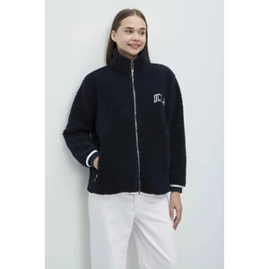Yuna Lacivert Polar Standard Fit Kadın Ceket