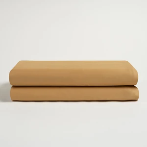 Zsa Zsa Zsu Solıd 300 Tc Tek Kişilik %100 Pamuk Saten Lastikli Çarşaf 100x200 + 35 Cm Sarı