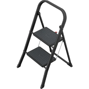 K44 Standardline 2 Basamaklı Merdiven Siyah Renk