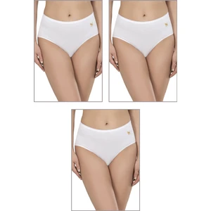 Özkan Underwear Özkan 23922 3'lü Paket Kadın Pamuklu Modal Esnek Yumuşak Yüksek Bel Bato Külot