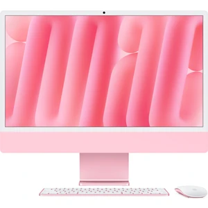 iMac M4 Çip 16GB 256GB SSD macOS 24" All In One Bilgisayar MWUG3TU/A Pembe