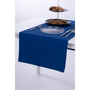 ALTINPAMUK Keten Runner Leke Tutmaz Kumaş Saks Mavi 40x140