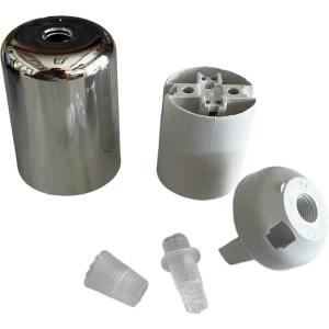 Duy Lalesi ve E27 Duy (Gümüş Renk) Plastik (2 ADET)