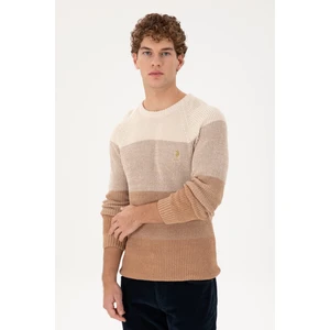U.S. Polo Assn. Erkek Camel Kazak /Triko 50293017-VR015