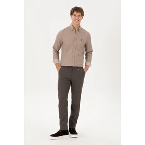 U.S. Polo Assn. Erkek Mor Pantolon (Kanvas-Chino) 50291198-VR038