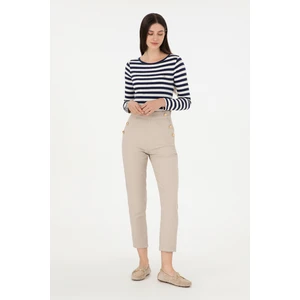 U.S. Polo Assn. Kadın Taş Pantolon (Kanvas-Chino) 50298563-VR049