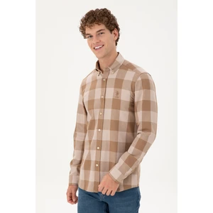 U.S. Polo Assn. Erkek Coconut Gömlek Desenli 50296085-VR153