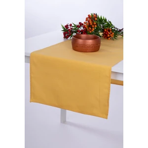 ALTINPAMUK Keten Runner Leke Tutmaz Kumaş Sarı 40x140