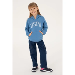 U.S. Polo Assn. Kız Çocuk Koyu Mavi Sweatshirt 50296388-VR032
