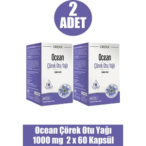 Çörek Otu Yağı 1000 Mg 60 Kapsül 2 Adet