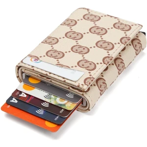 Newish Polo Erkek Mekanizmalı Kartlık ve Cüzdan newpolo241 - Sütlü Kahve