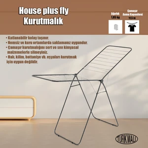 Marka Houseplus Fly Kurutmalık, Katlanır, Hafif , Dayanıklı