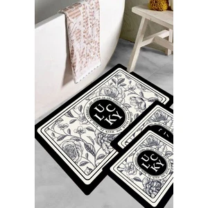 Chilai Home Chancy 3'lü Set Banyo Halısı Djt