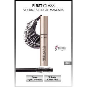 Note Cosmetics First Class Hacim ve Uzatma Etkili Maskara