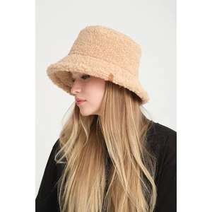 Kuzu Bucket Şapka | Latte Balıkçı Kova Şapka
