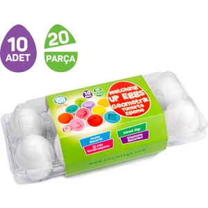 Circle Toys Geometrik Yumurta Eşleme Oyunu 10'lu