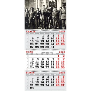 GENC DIJITAL BASKI 2025 Yılı Gemici Takvimi Atatürk Dolmabahçe Sarayı Önünde