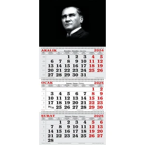 GENC DIJITAL BASKI 2025 Yılı Gemici Takvimi-Atatürk
