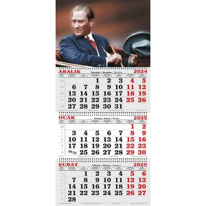 GENC DIJITAL BASKI 2025 Yılı Gemici Takvimi-Atatürk Otomobilde