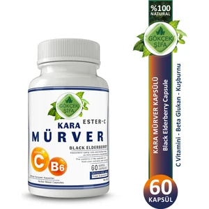Gökçek Şifa Karamürver Kapsül (BLACK ELDERBERRY CAPSULE)
