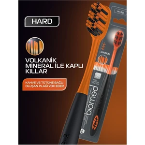 Minarel Hard Diş Fırçası Volkanik Minarel ile Kaplı Kıllar  Diş Fırçası