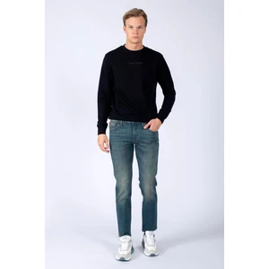 Lee Cooper Jagger Erkek Jean Pantolon Ferb Nıle Blue Dark