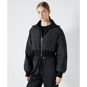 Geniş yaka bomber mont IW6230012067001