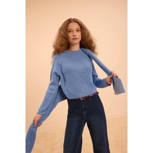 Coool Regular Fit Bisiklet Yaka Basic Düz Triko Kazak L2567AZ24WN