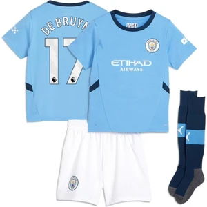 Manchesterr City 2024/25 Yeni Sezon Kevın De Bruyne Iç Saha Çocuk Forması 3'lü Set