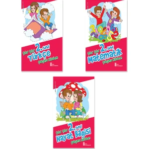 2. Sınıf Çıtır Çıtır  Çalışma Kitabım 3'lü Set (Türkçe-Matematik-