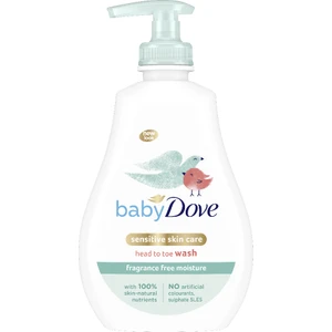 Dove Baby Baby Dove Bebekler için Kokusuz Saç ve Vücut Şampuanı 400 ml