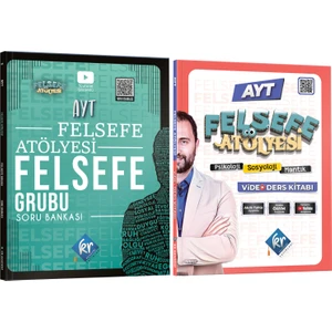 Kr Akademi Yayınları Felsefe Atölyesi AYT Felsefe Video Ders Kitabı - AYT Felsefe Grubu Soru Bankası 2'li Set