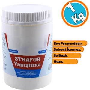 Kartonpiyer Eps Xps Yalıtım Levha Strafor Yapıştırıcısı 1 kg Sıvı Hazır Tutkal Su Bazlı Beyaz 1000 gr