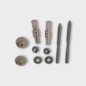 Vakumlu Lavabo Montaj Vidası 8 Parça Lavabo Sabitleme Seti 10-12 cm Saplama Vidası Set