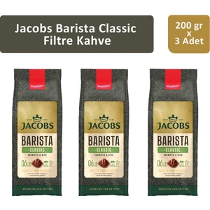 Barista Classic Filtre Kahve 200 gr x 3 Adet