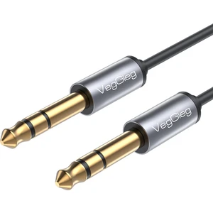 6.35MM Stereo Jack Hi-Fi Amfi Enstrüman Ses Kablosu 1.8 Metre