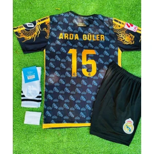 Real Madrid 2024/25 Yeni Sezon Arda Güler Konsept Çocuk Forması 4'lü Set (Armalı)