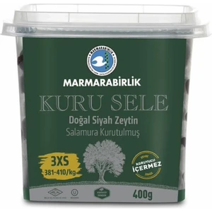 Kuru Sele Siyah Zeytin 400 gr 3xs Boy