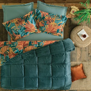 Elody Tek Kişilik Threefy Uyku Seti - Petrol