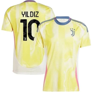 Juventus 2024/25 Yeni Sezon Kenan Yıldız Deplasman Forması (Yeni-Sarı)