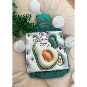 Snow Homs Figürlü Kadife Kılıflı Çıkarılabilir Sıcak Su Torbası 2 lt