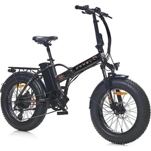Vonıq Eco Fat Bıke Elektrikli Katlanır Bisiklet 42CM Md 20 Jant 7 Vites Black