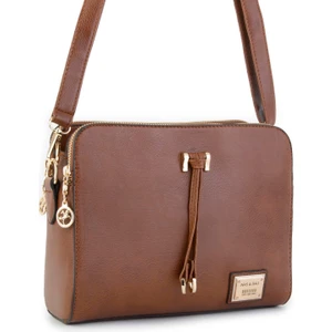 Nas Bag Kadın Çapraz Çanta - Taba